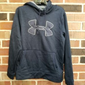 Under Armour Blue Gray Hooded Sweatshirt
